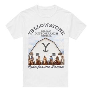 Yellowstone Mens For the Brand T-Shirt / White